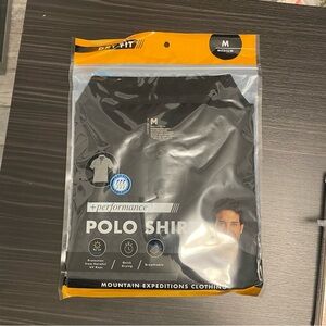 Black Performance Polo Shirt